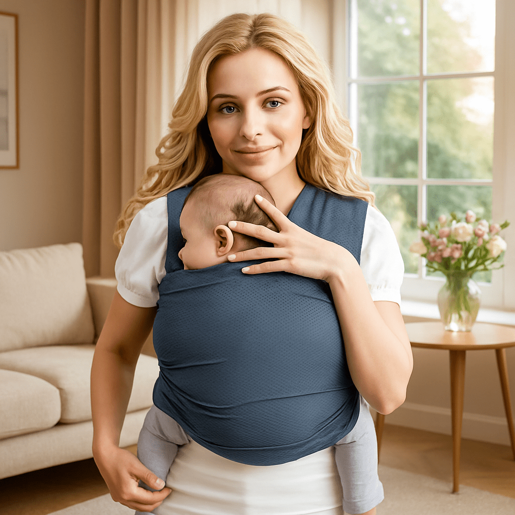 BEBE PORTE EN ECHARPE | Voyage - Bébé Logis