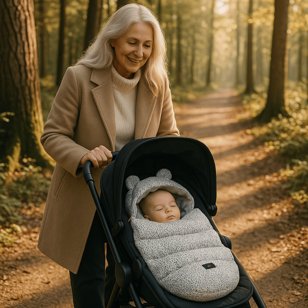 chanceliere pour poussette léopard