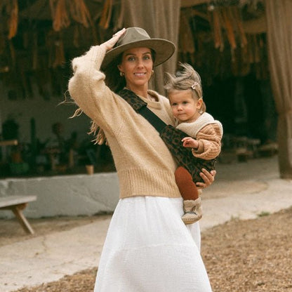 echarpe de portage léopard