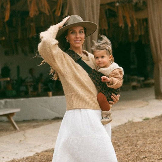 echarpe de portage léopard