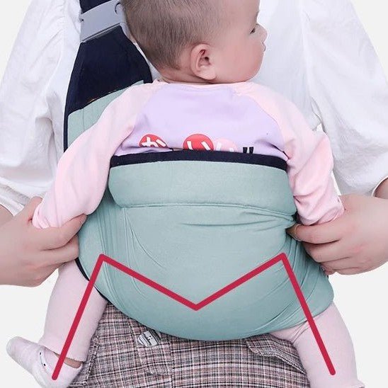 écharpe de portage bébé physio