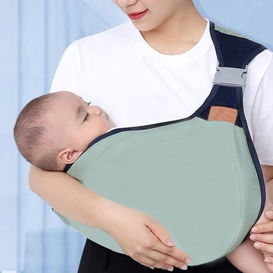 écharpe de portage bébé vert