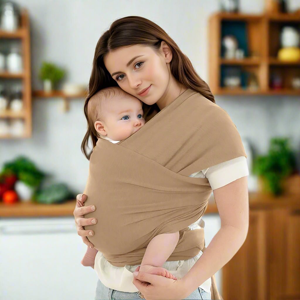 echarpe de portage bebe marron