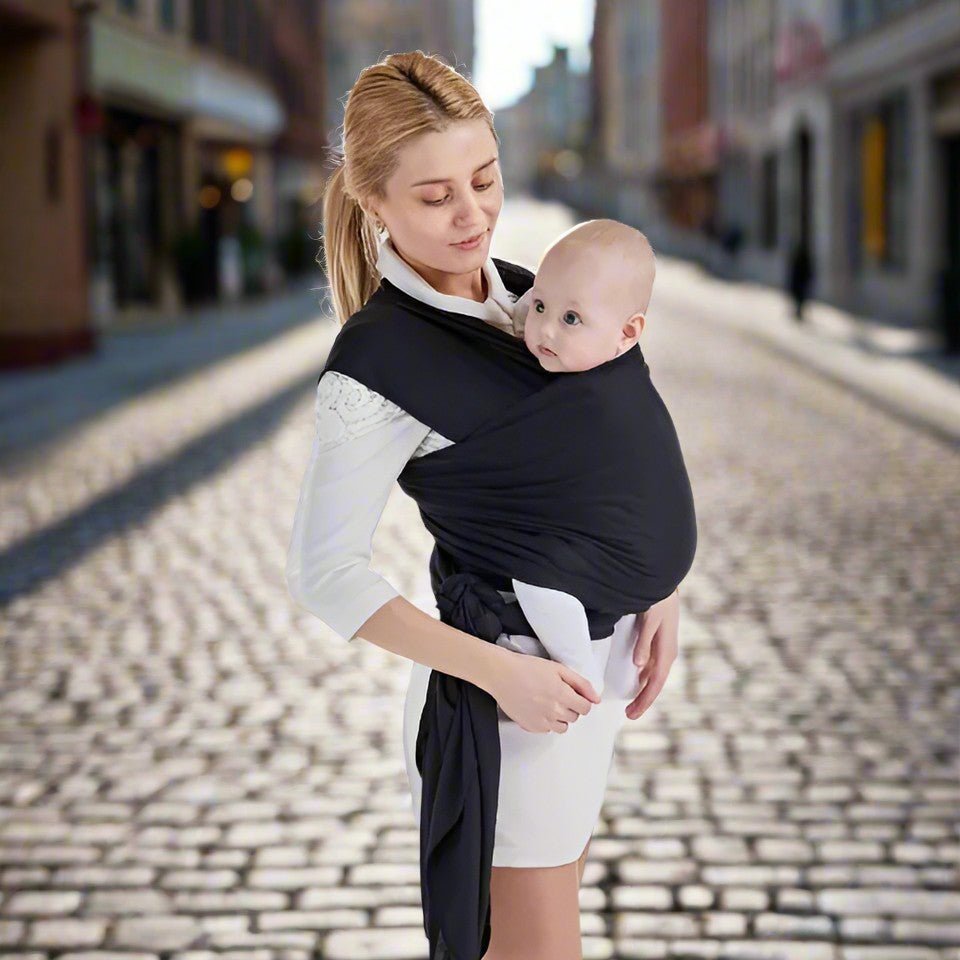 echarpe porte bebe noir