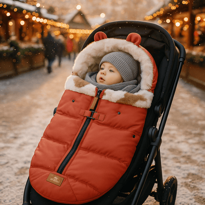 poussette chancelière neige