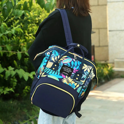 sac a dos a langer jungle bleu